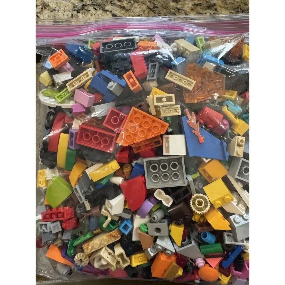 2 lbs Mixed LEGO Lot  Authentic Genuine Bricks Parts & Pieces Cleaned & Sorted - Picture 8 of 8